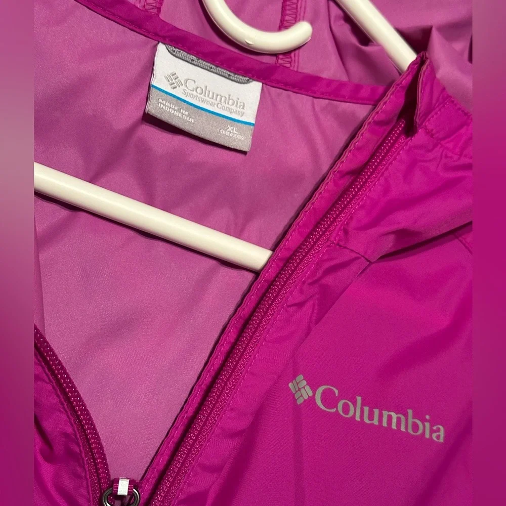 Columbia Girls Switchback II Water-Resistant Jacket (Bright Plum)